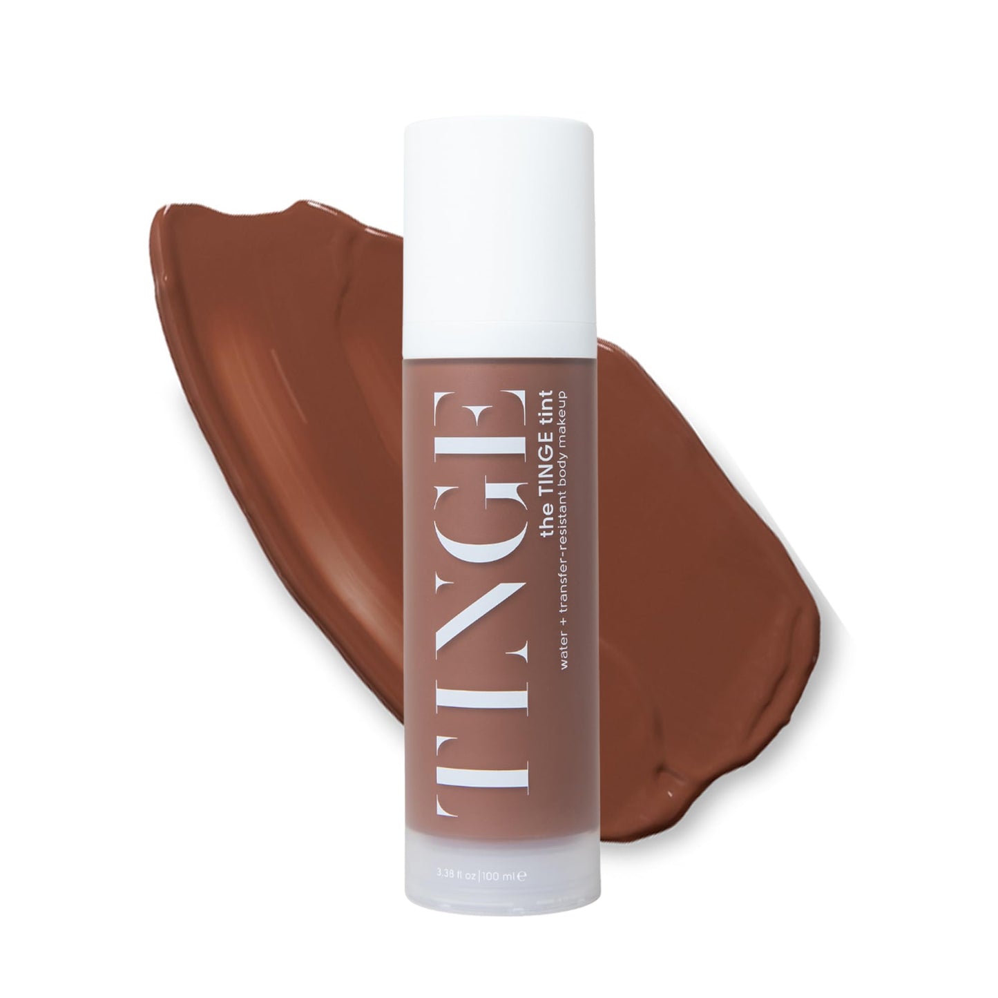 Tinge Body Makeup, Water & Transfer Resistant, Medium Coverage Cream, Lasts Up to 48 Hours, For All Skin Types, Fragrance Free, Vegan, American Made, 3.38 Fl Oz. - Tan Neutral