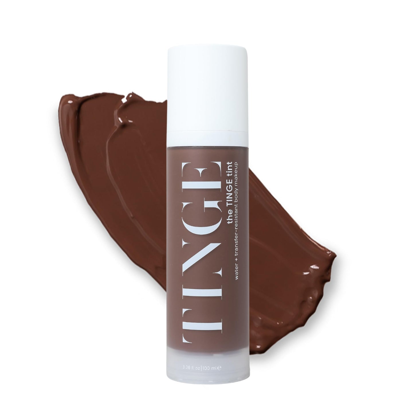 Tinge Body Makeup, Water & Transfer Resistant, Medium Coverage Cream, Lasts Up to 48 Hours, For All Skin Types, Fragrance Free, Vegan, American Made, 3.38 Fl Oz. - Tan Neutral