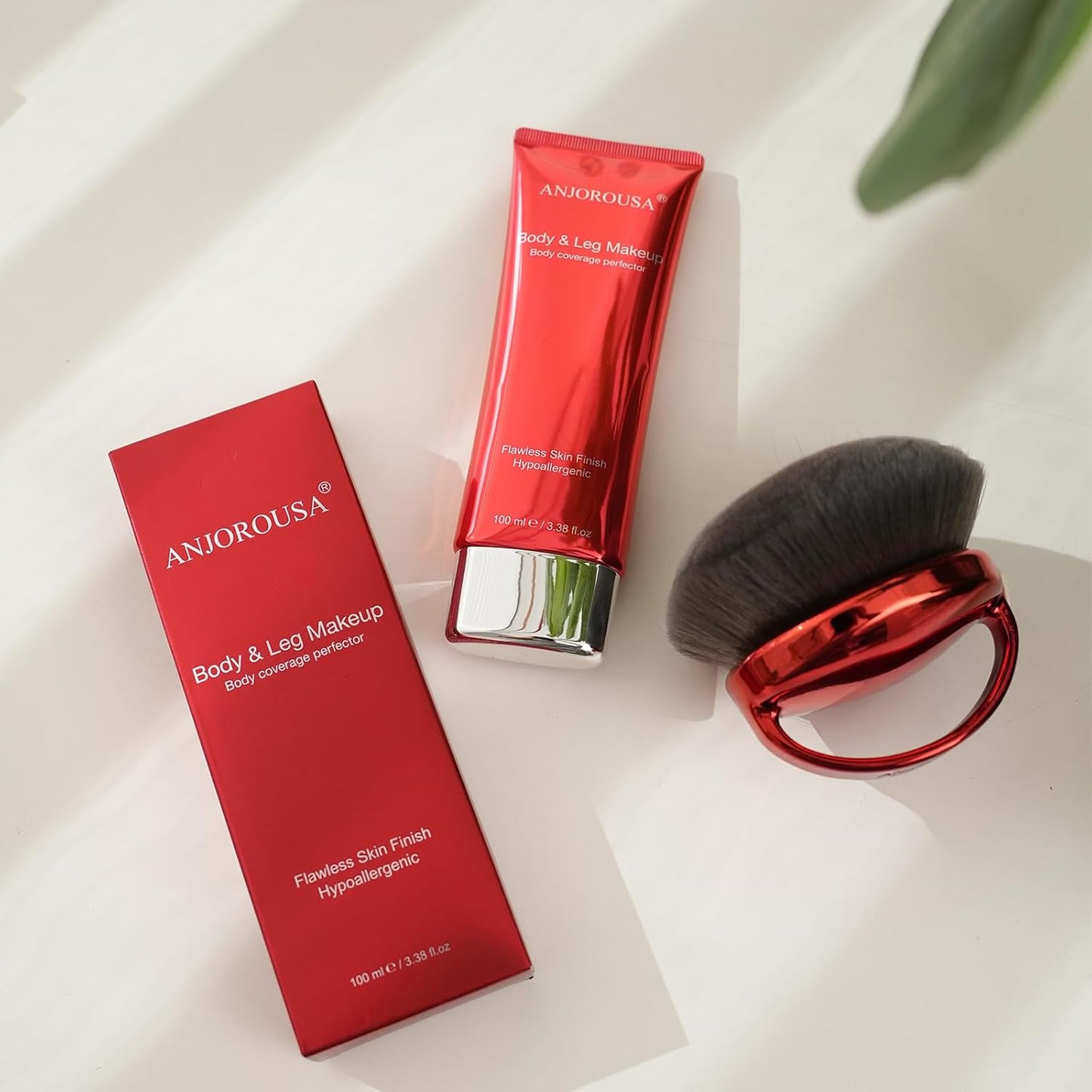 Body Coverage Perfector & Extra Large Body Makeup Kabuki Brush
