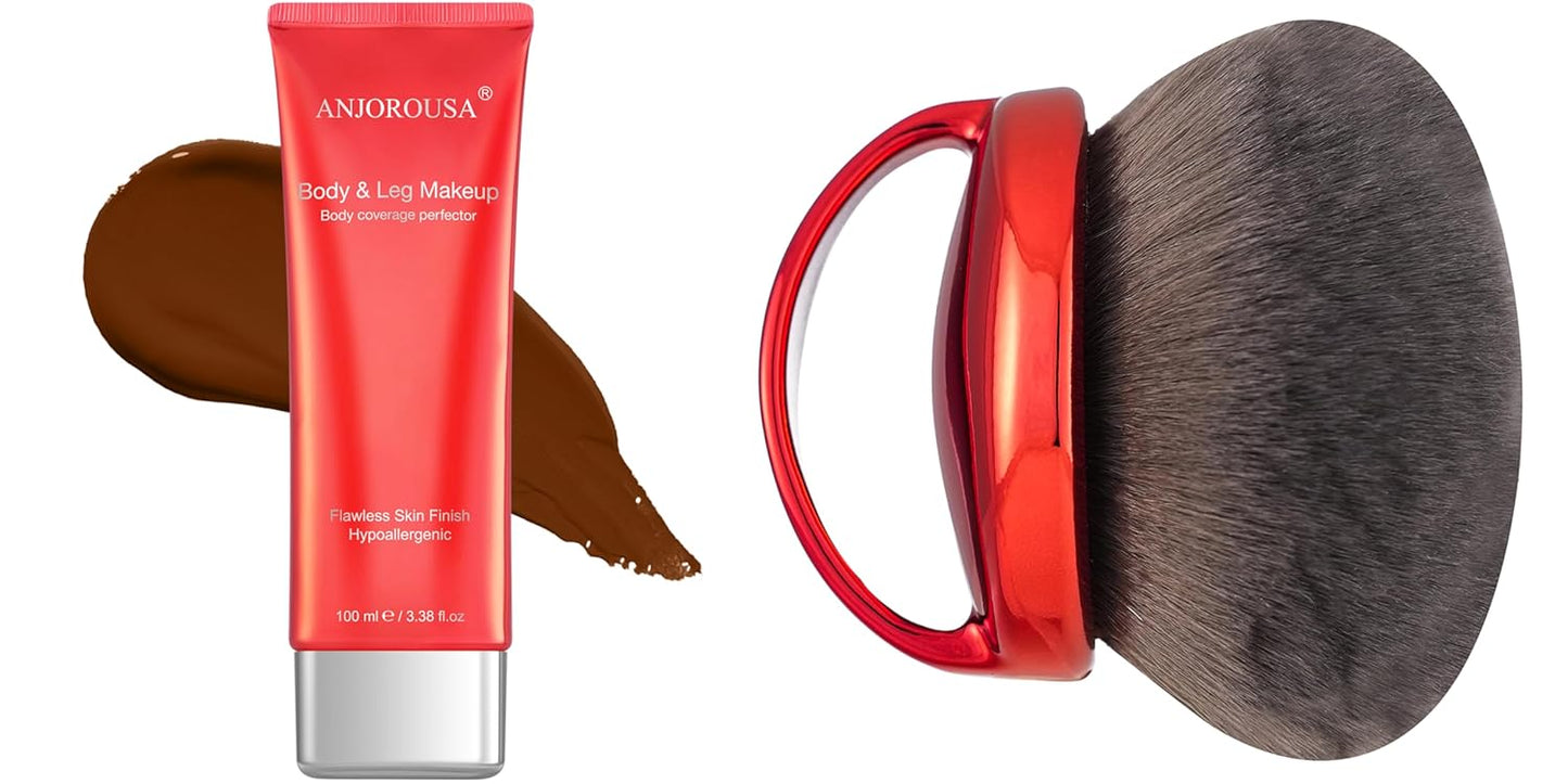 Body Coverage Perfector & Extra Large Body Makeup Kabuki Brush